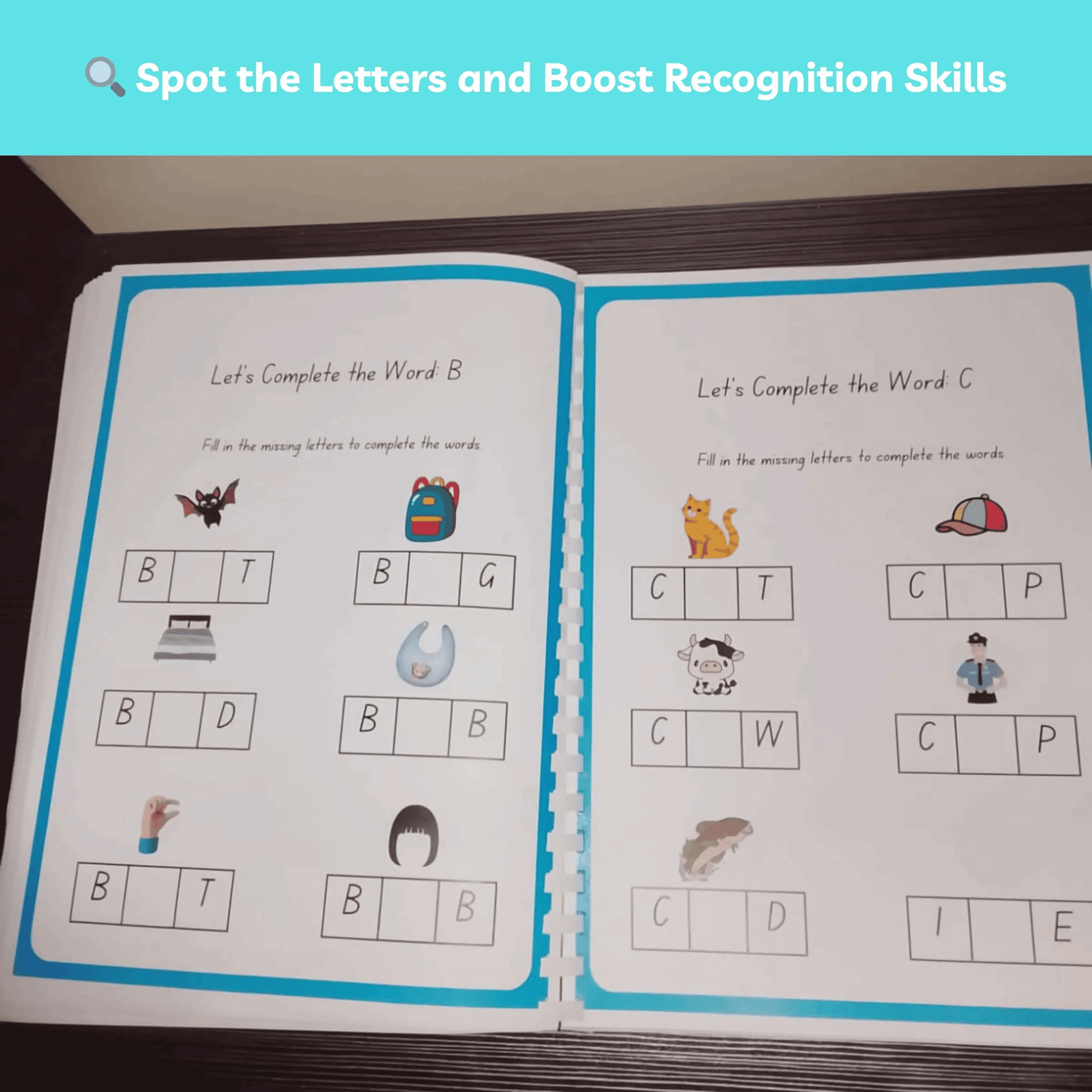 Complete Alphabet Learning Worksheets for Kids – 313 Pages Printable ABC Tracing & Handwriting Practice (Digital PDF Download) kidyjoy