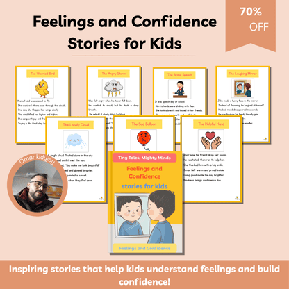 Feelings and Confidence Stories for Kids | 9 Inspiring Short Stories About Emotions, Courage & Self-Belief | Printable Storybook for Ages 3–8