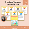 Travel and Transport Stories for Kids | 10 Exciting Short Stories About Adventure, Courage & Imagination | Printable Storybook for Ages 3–8
