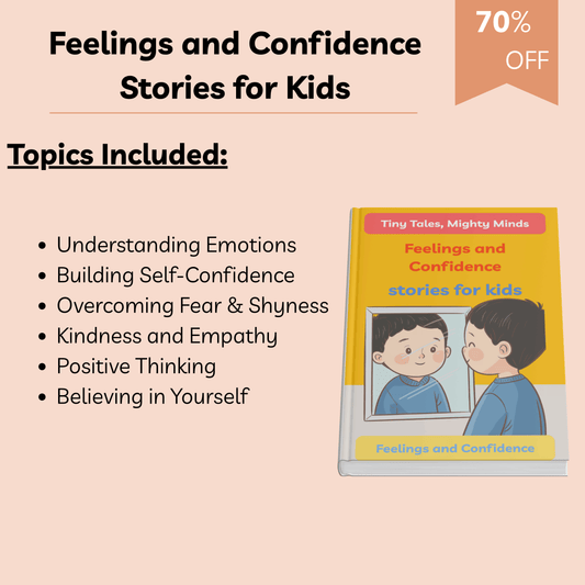 Feelings and Confidence Stories for Kids | 9 Inspiring Short Stories About Emotions, Courage & Self-Belief | Printable Storybook for Ages 3–8